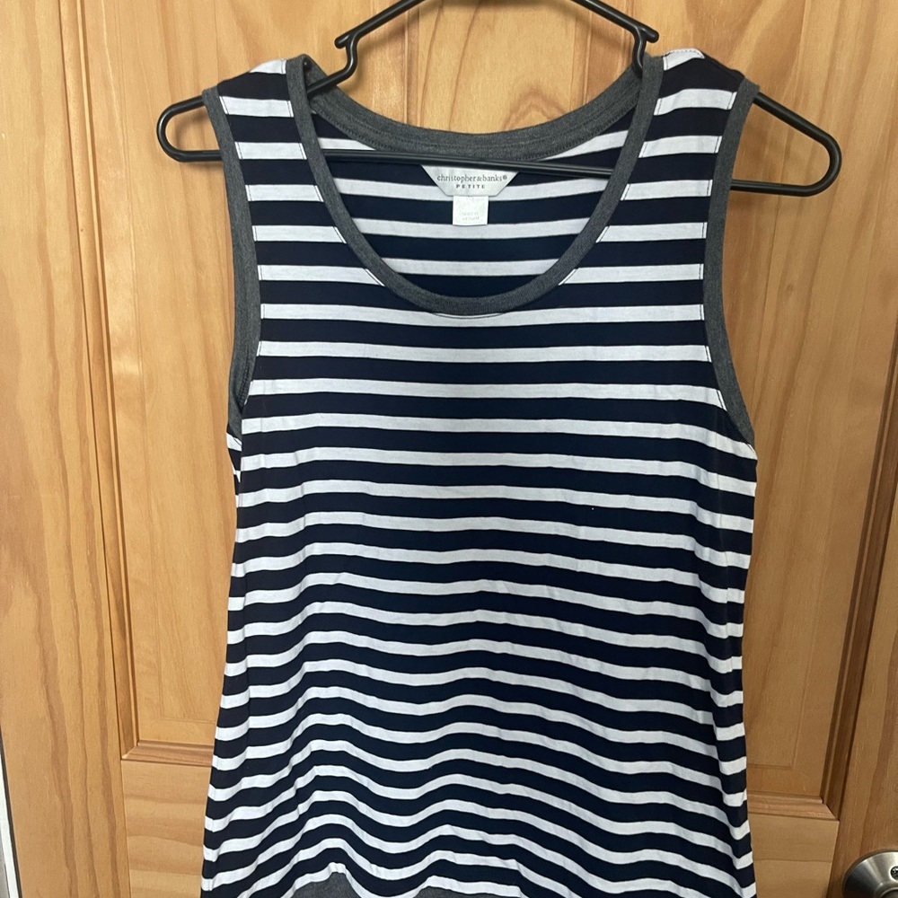 New Without Tags, Women’s Christopher & Banks Tank Top Size Petite Small
